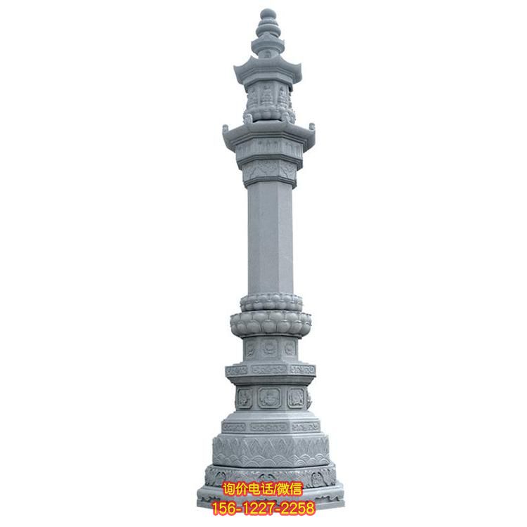 大理石石雕雕塑，為寺廟增添神秘氣息