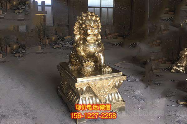 獅子雕塑-不銹鋼噴漆烤漆戶(hù)外庭院獅子雕塑 獅子雕塑-不銹鋼噴漆烤漆戶(hù)外庭院獅子雕塑